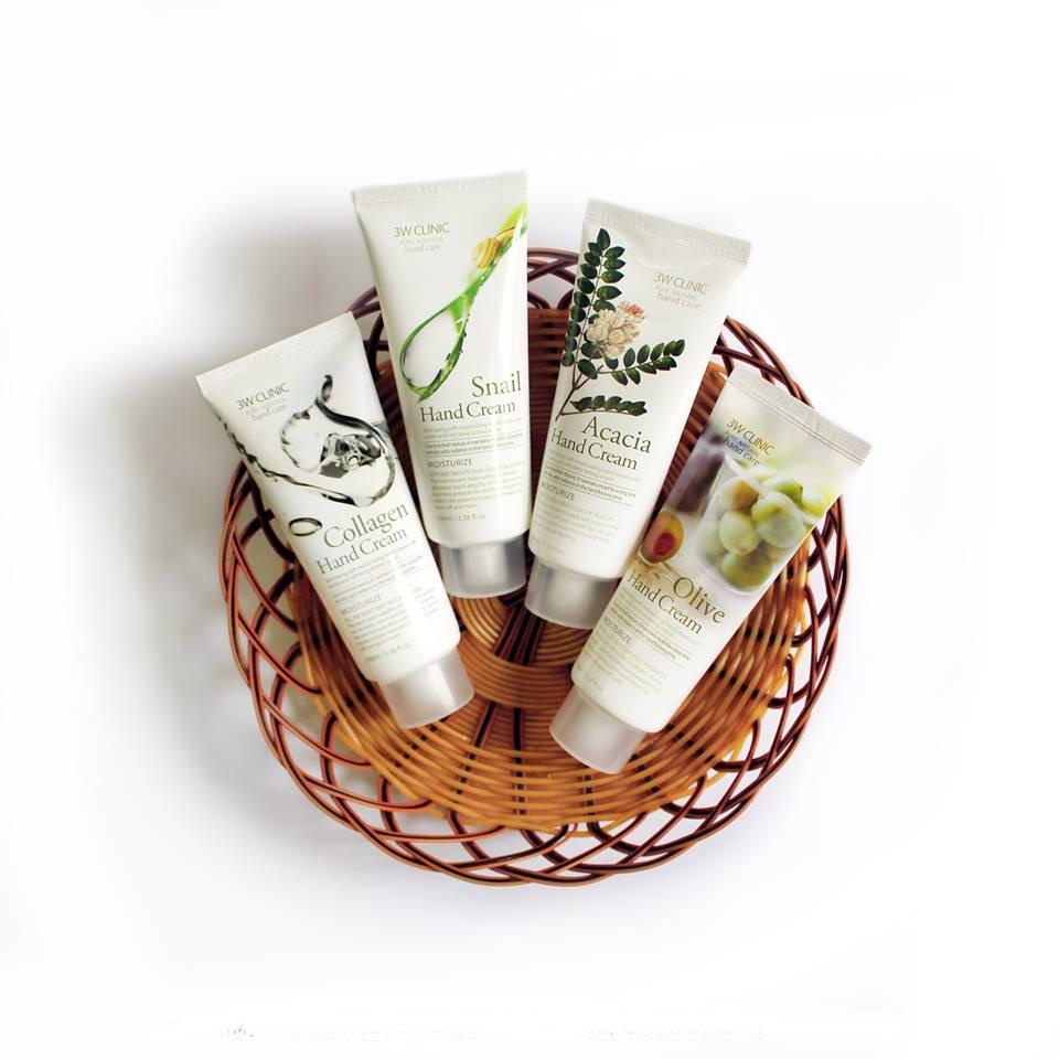 Kem Dưỡng Da Tay 3W Clinic Hand Cream 100ml