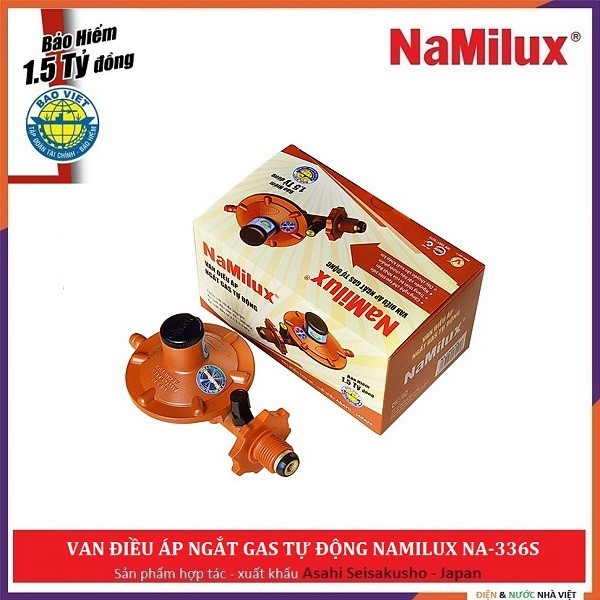 BỘ VAN NGẮT GAS TỰ ĐỘNG NAMILUX NA-336S ĐIỀU ÁP, ĐỘ BỀN CAO, ĐỘ KÍN TUYỆT ĐỐI