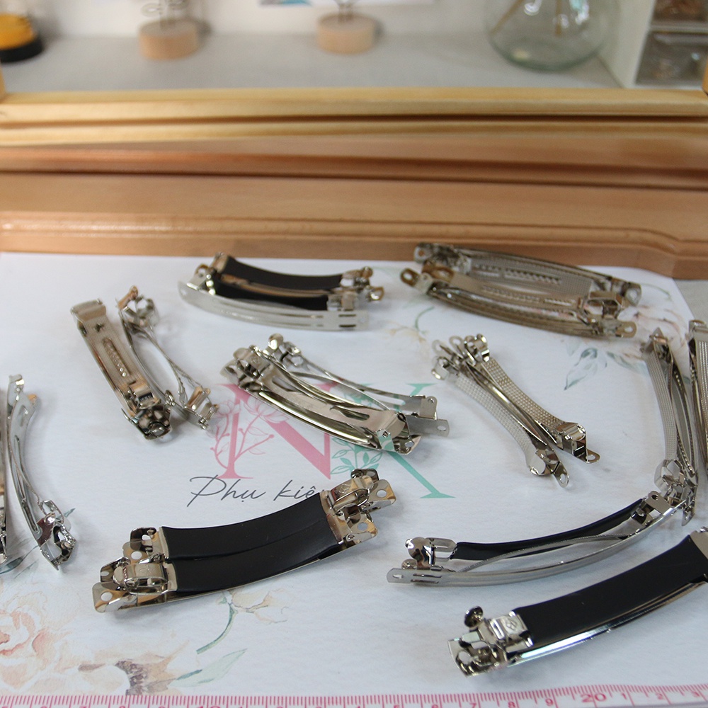 Kẹp clip thô làm kẹp tóc handmade 3k -5k/cái