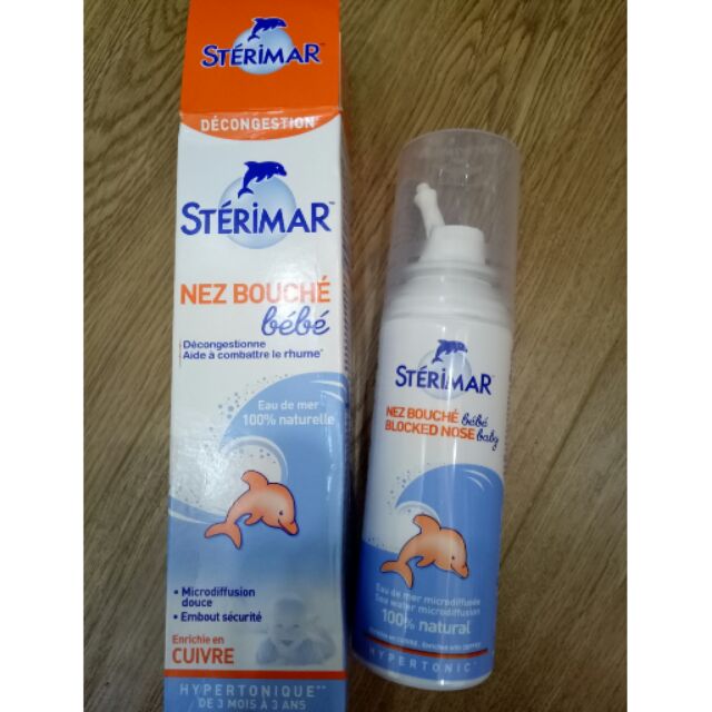 Xịt kháng viêm Sterimar Pháp (mẫu mới)