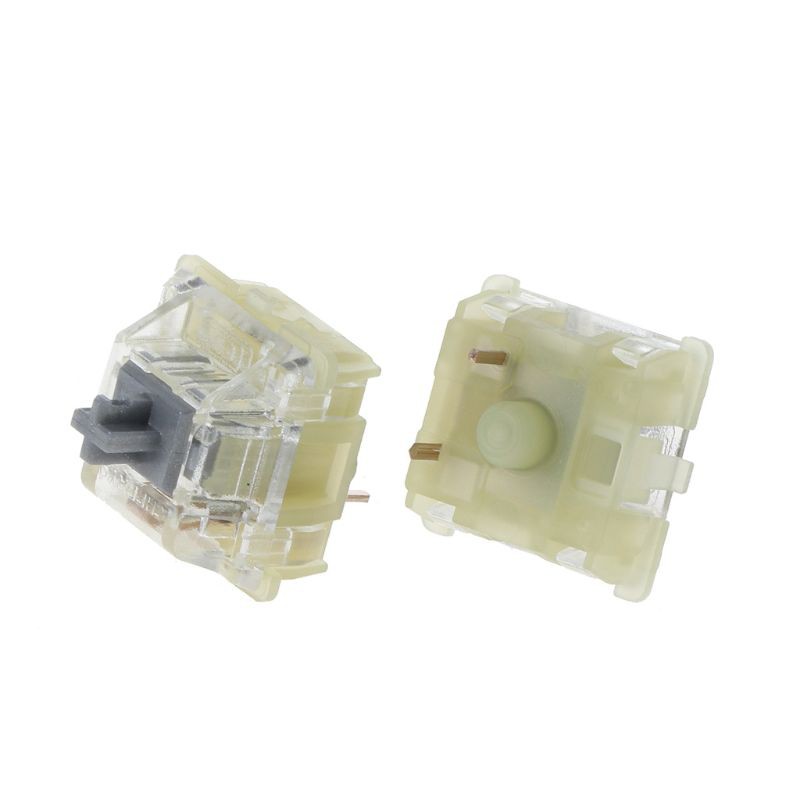 RUN ♡♡ 2Pcs Original Cherry MX RGB Silent Silver Switch 3Pin For Mechanical Keyboard