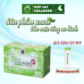 Diệp lục collagen chính hãng đẹp Da, giảm mun,mờ thâm nám, bổ sung rau xanh