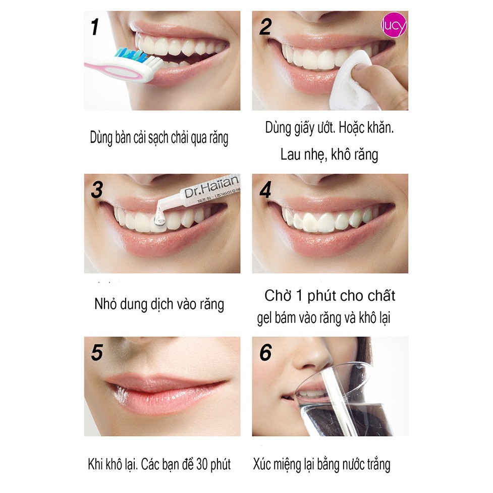 GEL LÀM TRẮNG RĂNG DR.HAIIAN 7DAYS MIRACLE WHITENING