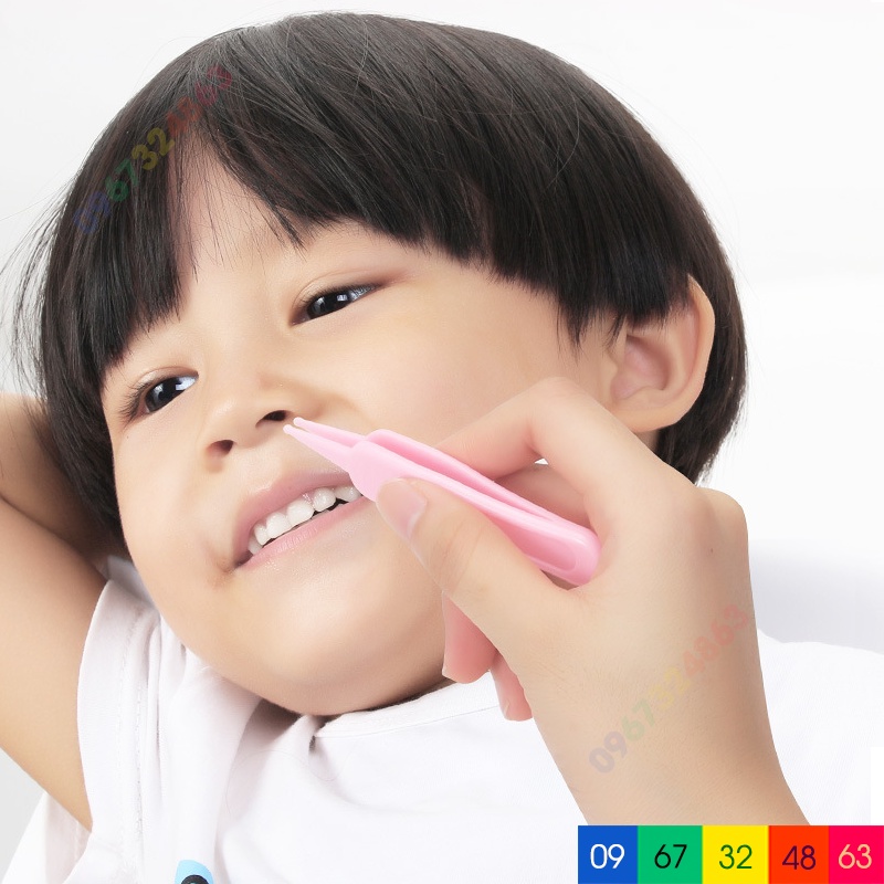 Nhíp gắp rỉ mũi ĐẦU TRÒN an toàn cho bé