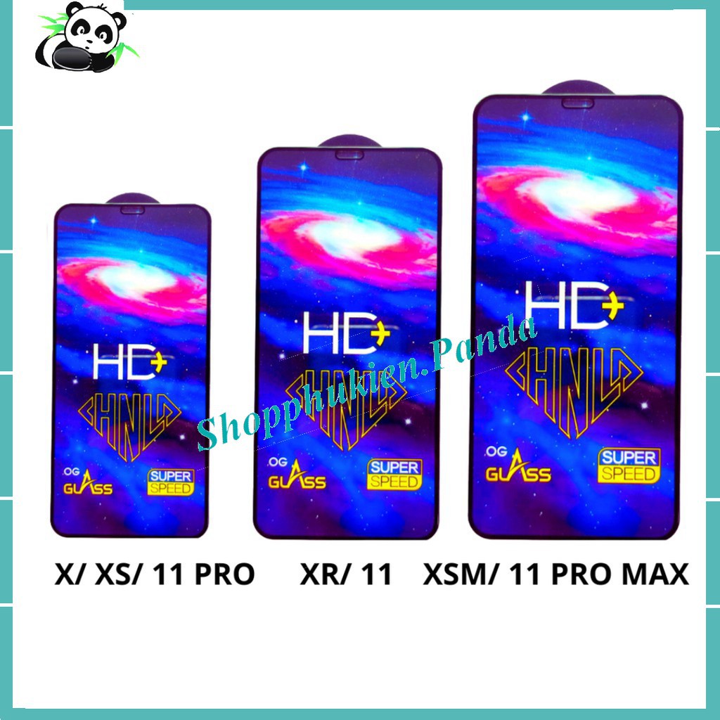 Kính cường lực iphone 11 pro max/ 12 pro max/ 13 pro max/ x/ xs max/ xr/ 7 plus/ 8 plus/ 6/ 6s plus/ se - Full màn 21D