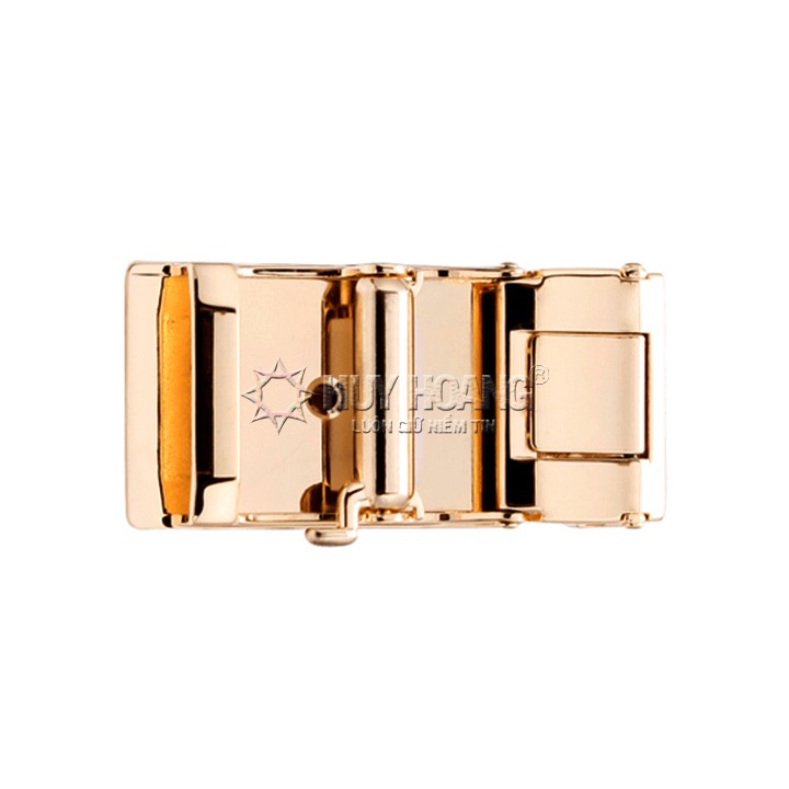 Đầu khóa Huy Hoàng mặt da bò màu nâu đầu vàng HP9120