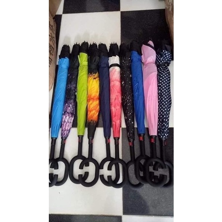 Ô dù gấp ngược thông minh