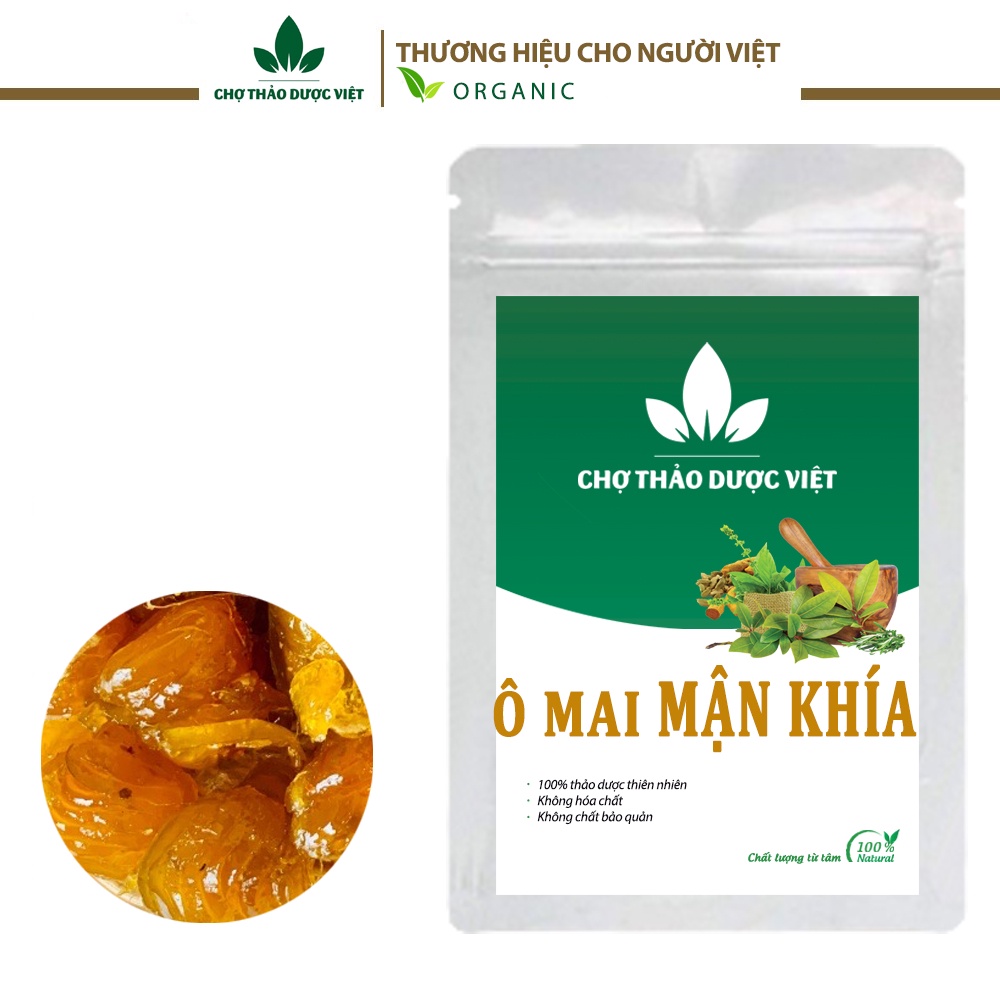 Ô mai mận khía dẻo, mứt mận 100g - Chợ Thảo Dược Việt