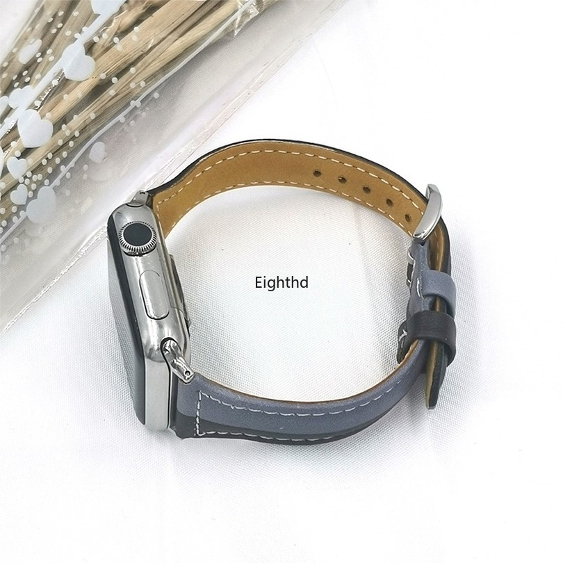 Dây Đeo Đồng Hồ Apple Bằng Da Thời Trang Thay Thế Cho Iwatch Series Se 6 5 4 3 2 1 40mm 38mm 42mm