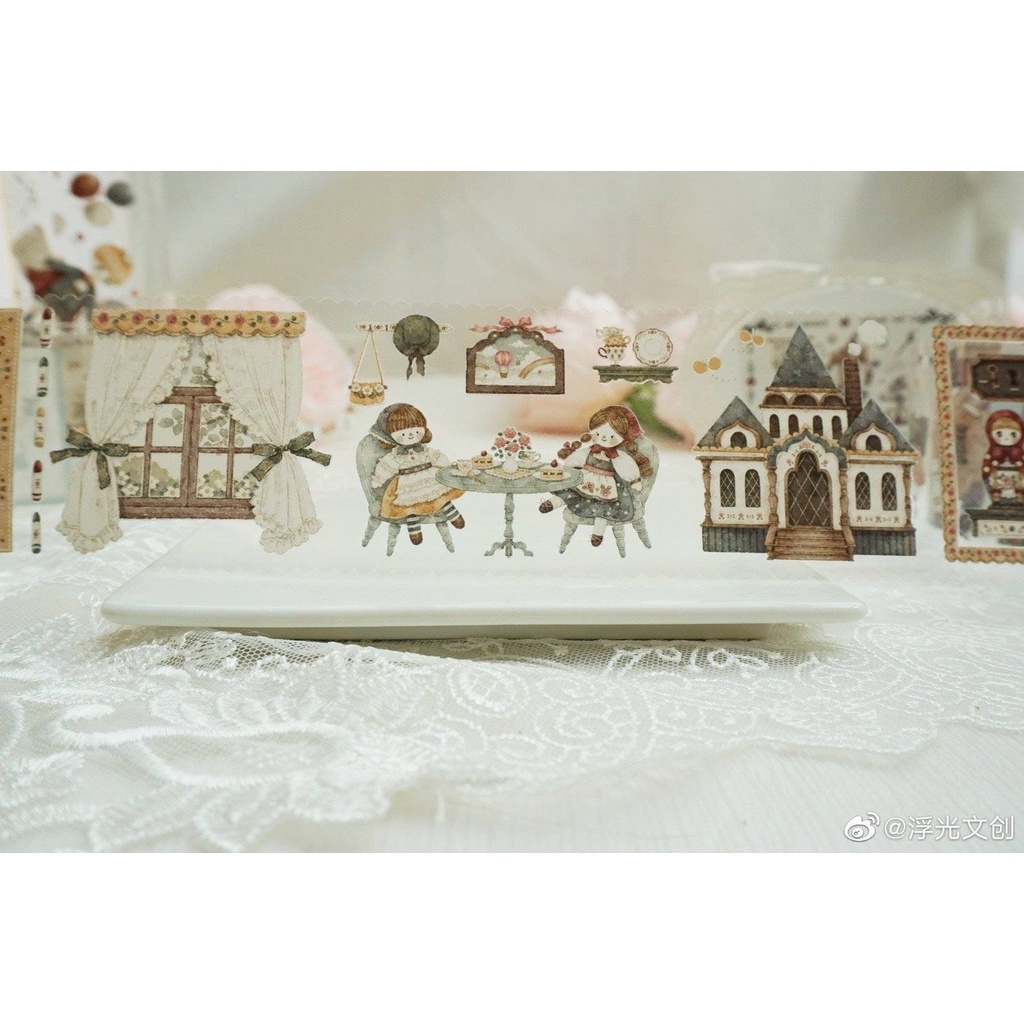 Chu kỳ các mẫu băng dính hình của hãng FG Studio - Chất pet