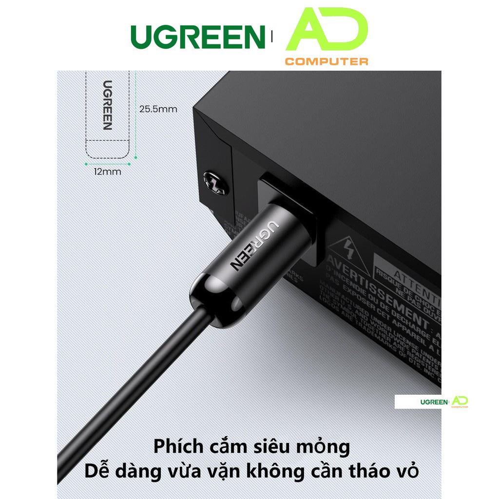 Cáp audio quang Toslink Optical hỗ trợ âm thanh 5.1/ 7.1 dài 1-3m UGREEN 70890 - Hàng phân phối chính hãng
