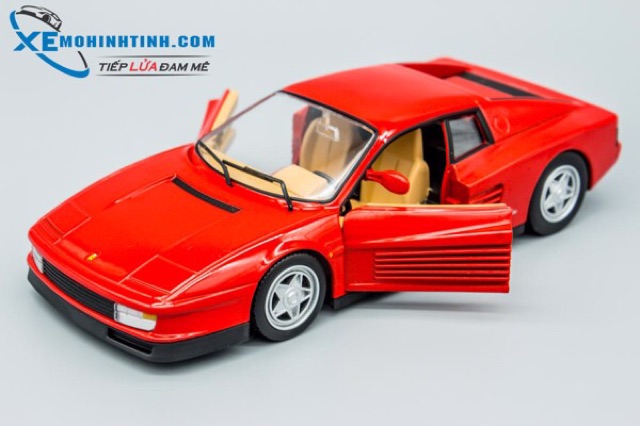 Xe Mô Hình Ferrari Testarossa 1:24 Bburago (Đỏ)