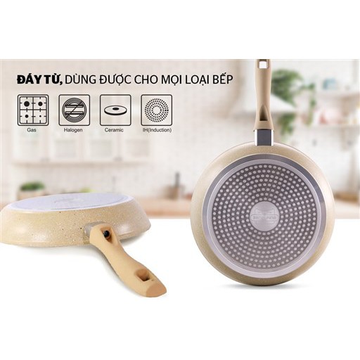 Chảo siêu bền đá đáy từ SUNHOUSE SFP phi 26,28cm