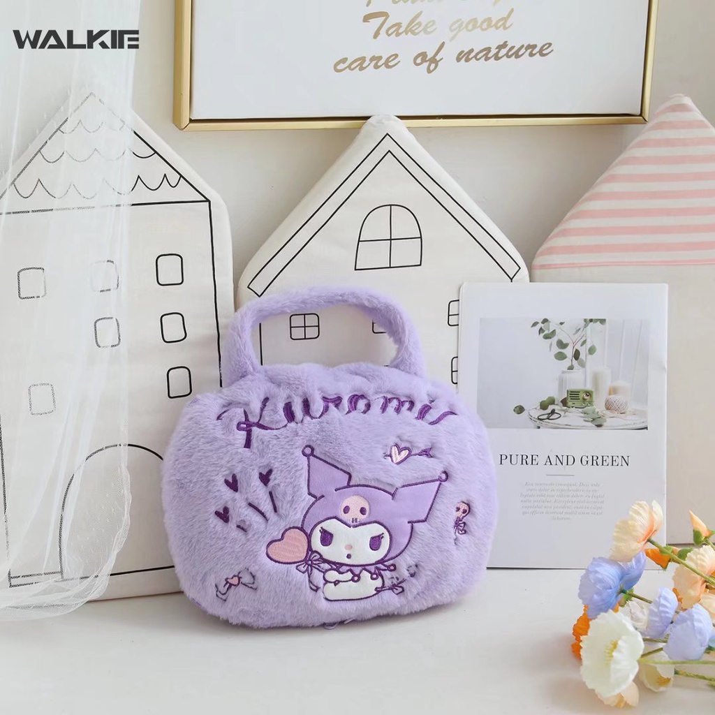 Bộ Chăn Gối Hình Cinnamoroll Kuromi My Melody Dễ Thương