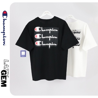 Áo champion heritage triple scipt graphic - authentic 100% us