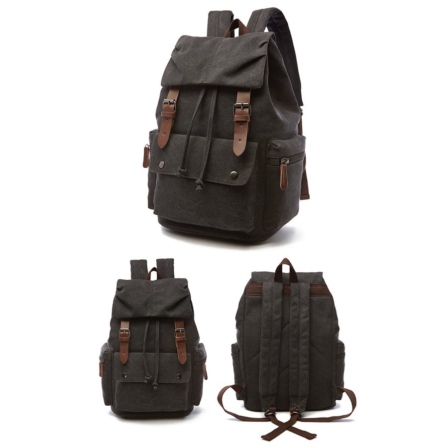 Balo Nam vải Canvas phong cách Vintage
