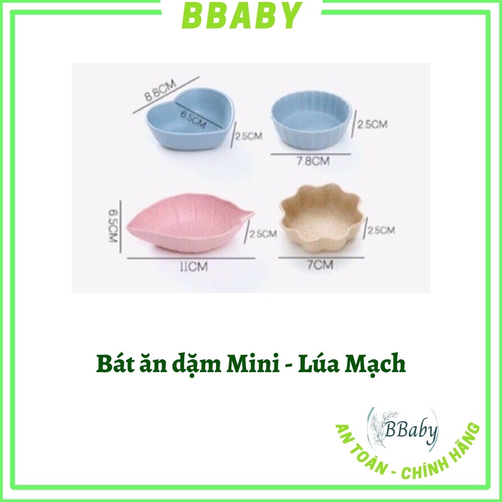 BÁT ĂN DẶM lúa mạch mini -  Ăn dặm kiểu Nhật