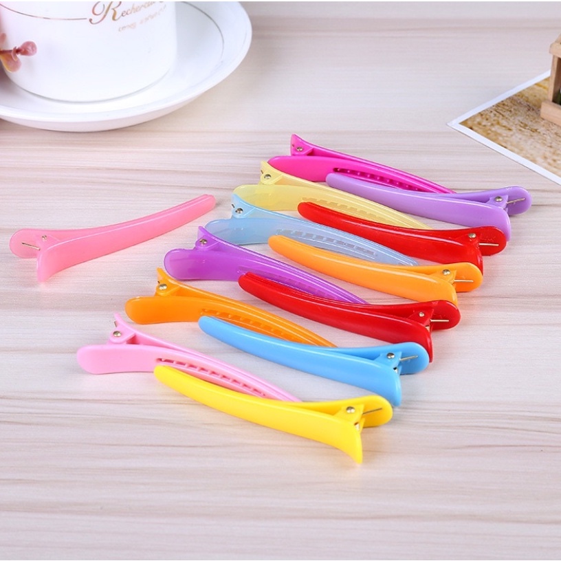Kẹp Mỏ Vịt Giữ Tóc Cố Định Tóc Nhiều Màu Trơn Kiểu Hàn Quốc Tiện Lợi, Nhỏ Gọn Phù Hợp Cho Mọi Lứa Tuổi