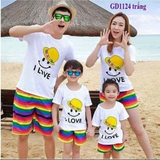 Đồng phục áo gia đình chất đẹp (đủ size)
