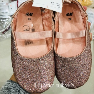 Giày búp bê HM nhí lấp lánh cho bé size 25