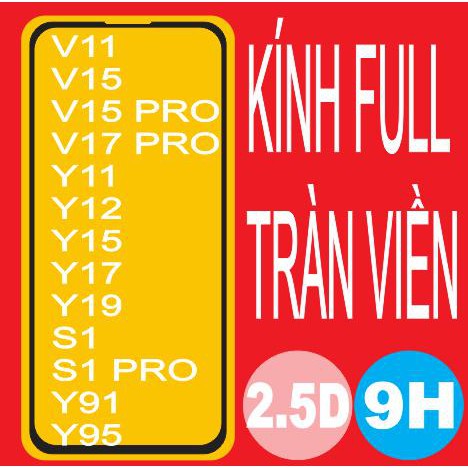 Kính cường lực Full dành cho Huawei các dòng 2i, 3i, 3E, Y6 PRO(2019), Y7 PRO(2019), Y9 PRIME, Y9(2019), P30, P30 LITE