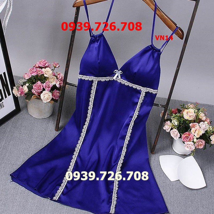 Váy ngủ lụa dây đôi chất đẹp