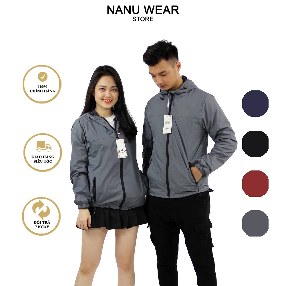 Áo khoác gió nam - nữ NANU WEAR ZR