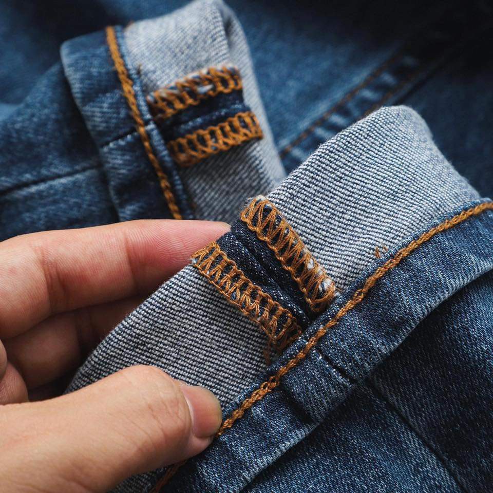 Quần Jeans Nam Xanh than, Vải Co Dãn, Mặc Thoải Mái, Không Phai, Form đẹp