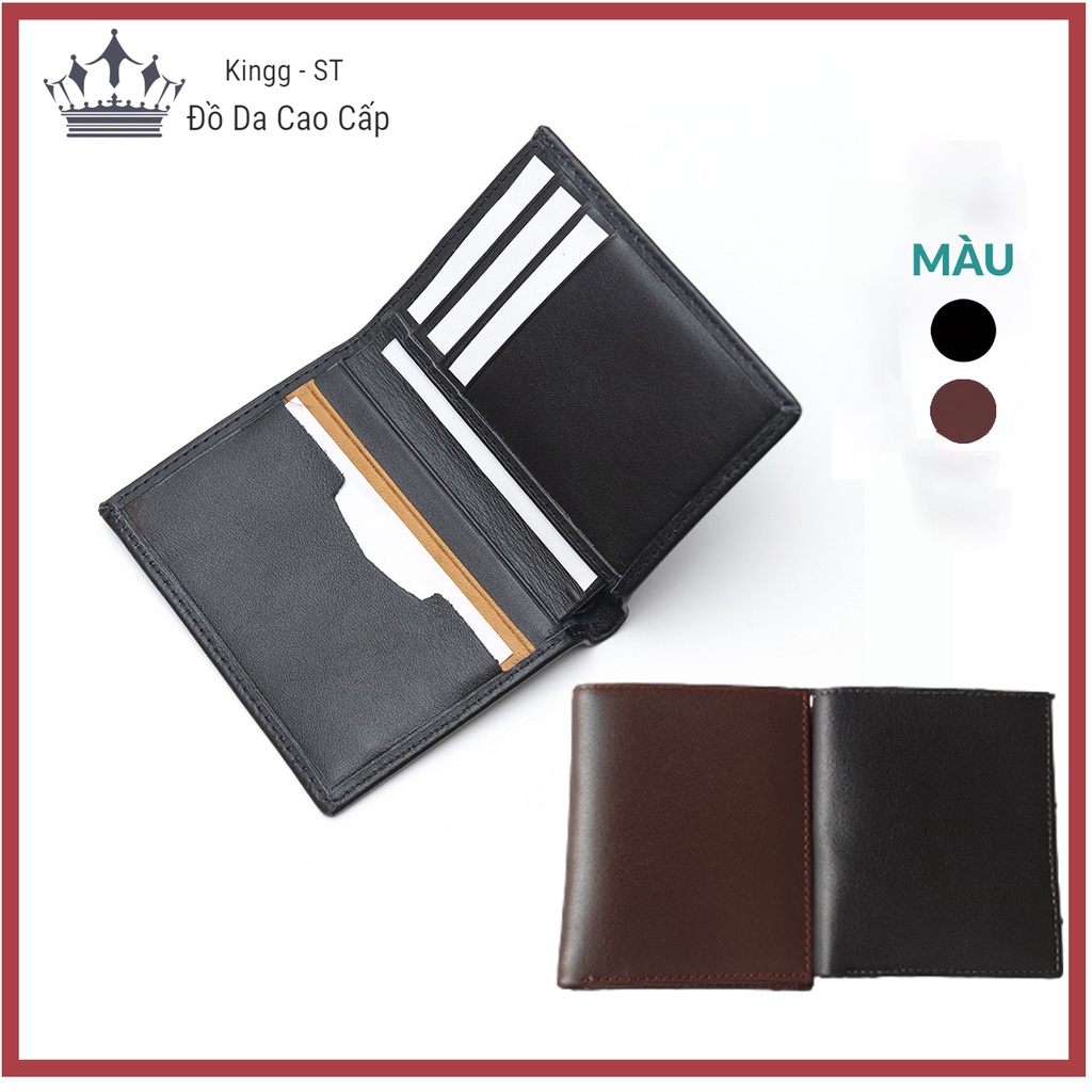 Ví Nam KT02 Bóp Nam Da Bò Cao Cấp Nguyên Tấm, Đựng Tiền Đựng Thẻ, Giá Rẻ, Đẹp, Nhỏ Gọn, Nhiều Ngăn, Bảo hành 1 năm