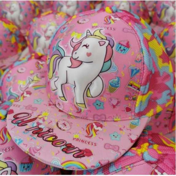 Nón bé gái, nón Pony dễ thương cho bé/ Nón kỳ lân