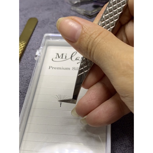 Nhíp gắp volume mũi nhám 8-15,20d