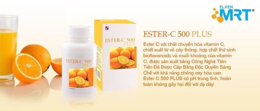 Thực phẩm bổ sung C elken, Ester c 500 plus elken