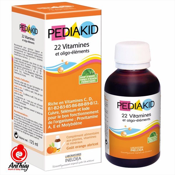 Pediakid 22 Vitamines Của Pháp Cho Trẻ Từ 6 Tháng Trở Lên