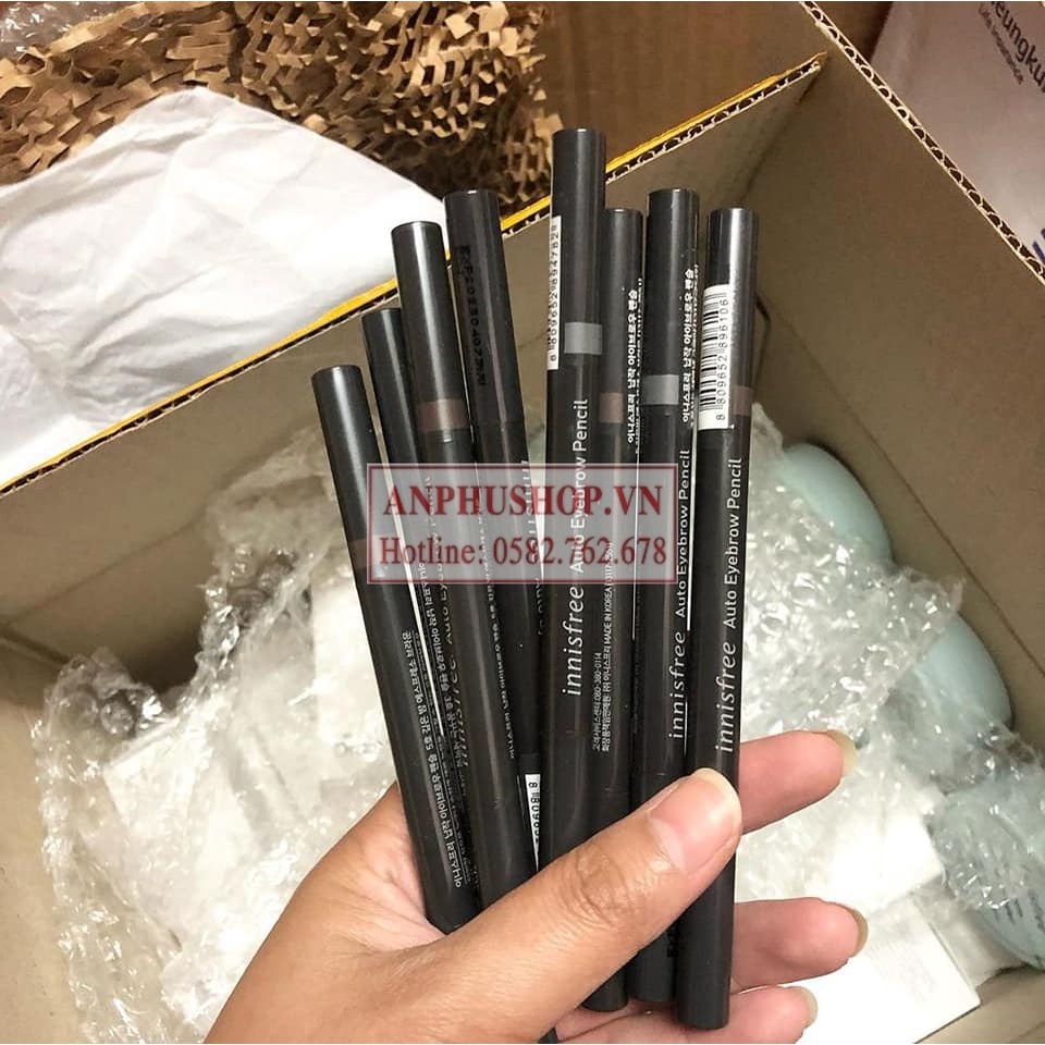 Chì kẻ mày Innisfree Auto Eyebrow Pencil, Kẻ mày innisfree ( Hàng chính hãng )