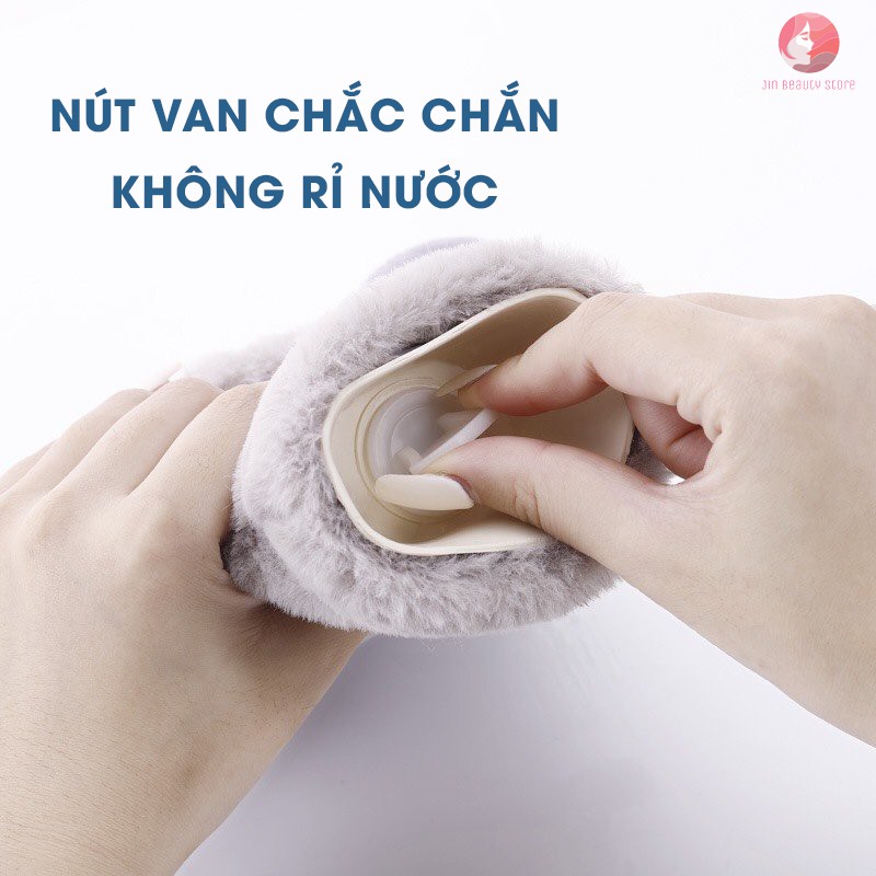 Túi chườm nóng, chườm đau bụng kinh, túi sưởi ấm - Chất liệu bông mềm mịn - Kiểu dáng Thỏ, Gấu, Hươu xinh xắn