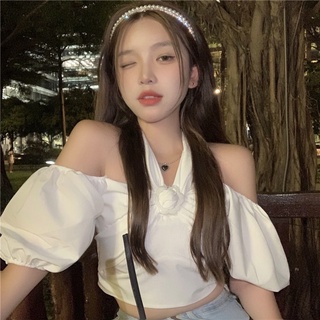 [ORDER] Áo croptop trễ vai cổ yếm