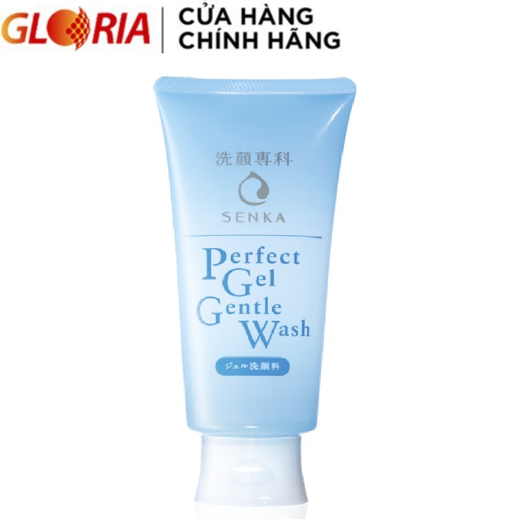 Gel Rửa Mặt Dịu Nhẹ Dành Cho Da Nhạy Cảm Senka Perfect Gel Gentle Wash 100g