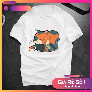 [GIÁ GỐC TẬN XƯỞNG] Áo Thun Nam Nữ In Logo Đơn Giản, Áo Thun In Logo Unisex Dễ Thương Trắng 02, Áo Cotton, Áo Unisex