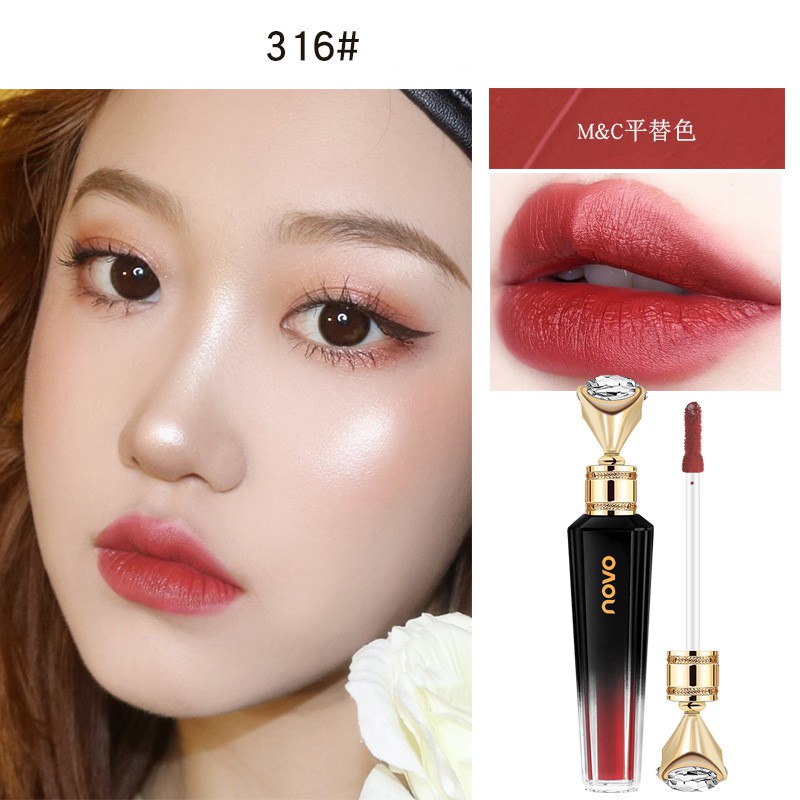 Son kem lì cao cấp Novo nữ hoàng ai cập đính đá Senabeauty | BigBuy360 - bigbuy360.vn