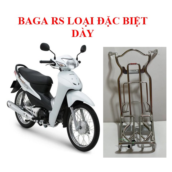 BAGA INOX KIM PHỤNG LOẠI ĐẶC BIỆT DÀY TO CHO XE WAVE ANPHA RS