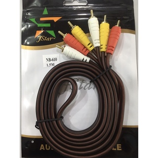 Dây tín hiệu 6 đầu av 1.5m