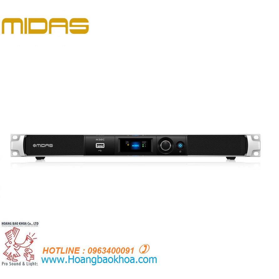 Bàn Trộn Âm Thanh- Nhãn hiệu : MIDAS- M32C -Digital Mixer Rack