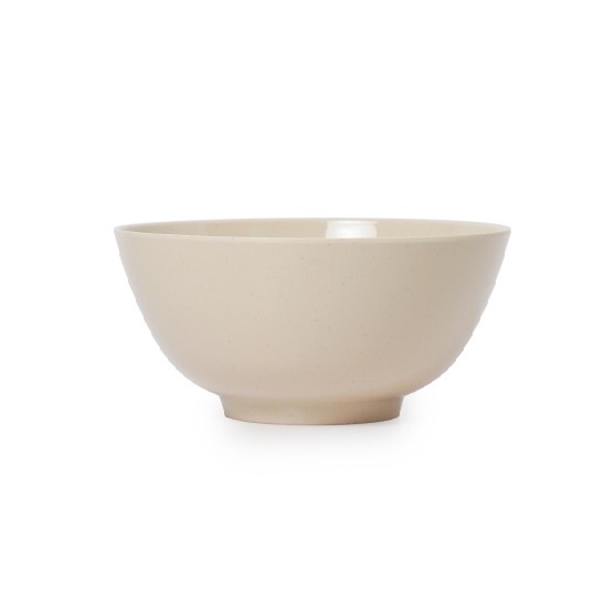 Tô bầu size trung Ø17.4 cm nhựa melamine màu Nâu/Đen (TOD4)