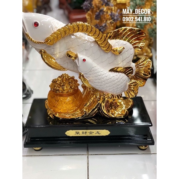 Tượng Cá Rồng Phong Thuỷ