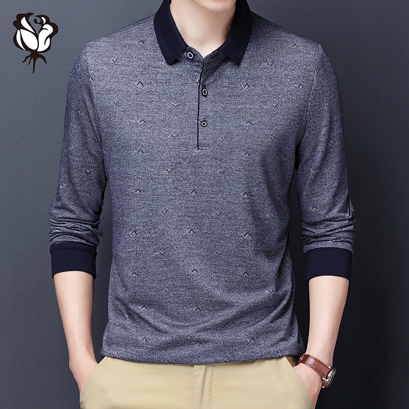 Mới Áo Thun Dài Tay Thời Trang Cho Nam