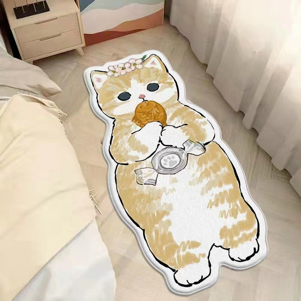 THẢM TRANG TRÍ| THẢM TRANG TRÍ 120X50CM MÈO XINH XẮN CUTE