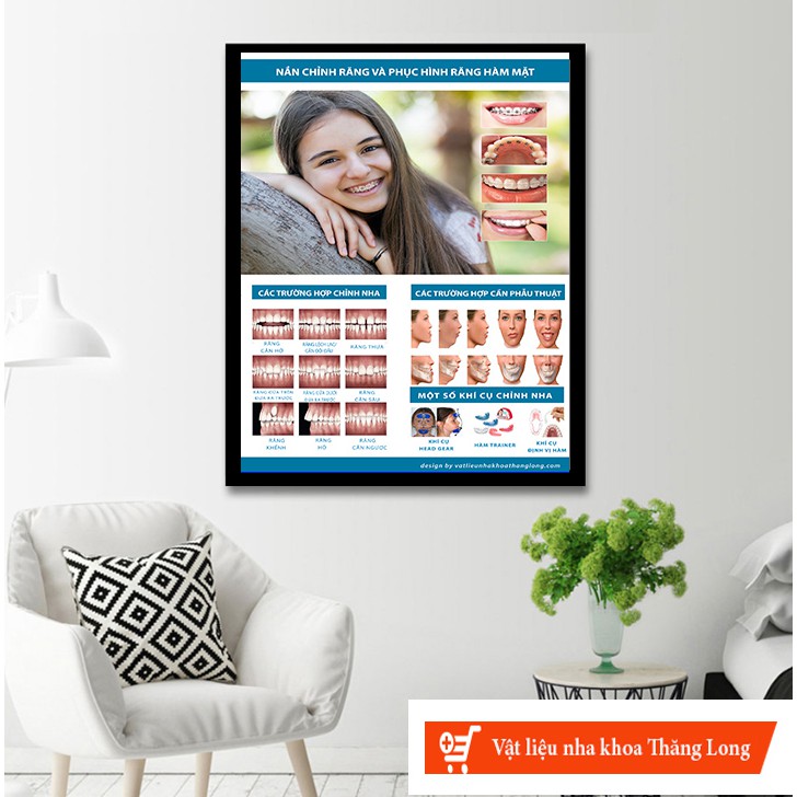 TRANH NHA KHOA " CHỈNH NHA, CHỈNH HÌNH RĂNG HÀM MẶT"