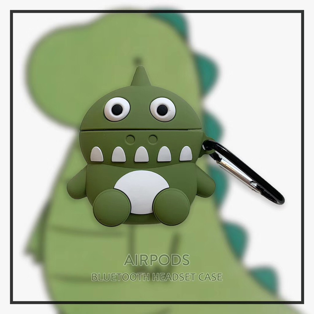 AirPods pro Case Cute 3d Dinosaur Crocodile Silicone AirPods 1 Casing AirPods 2 Case AirPods 3 Apple AirPod Soft Cover