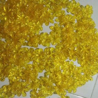 Hoa pha lê 6cánh đúc (Nguyên liệu làm cây tài lộc pha lê) Đơn 1kg hoa