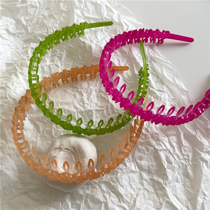 Băng Đô Cài Tóc Bản Rộng 20mm Chống Trầy Xước Màu Sắc Xinh Xắn